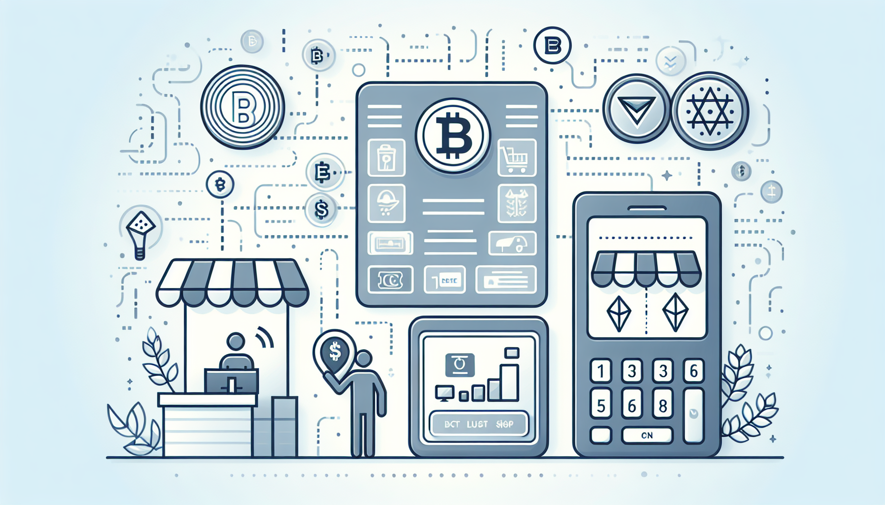 Cryptocurrency integration in retail