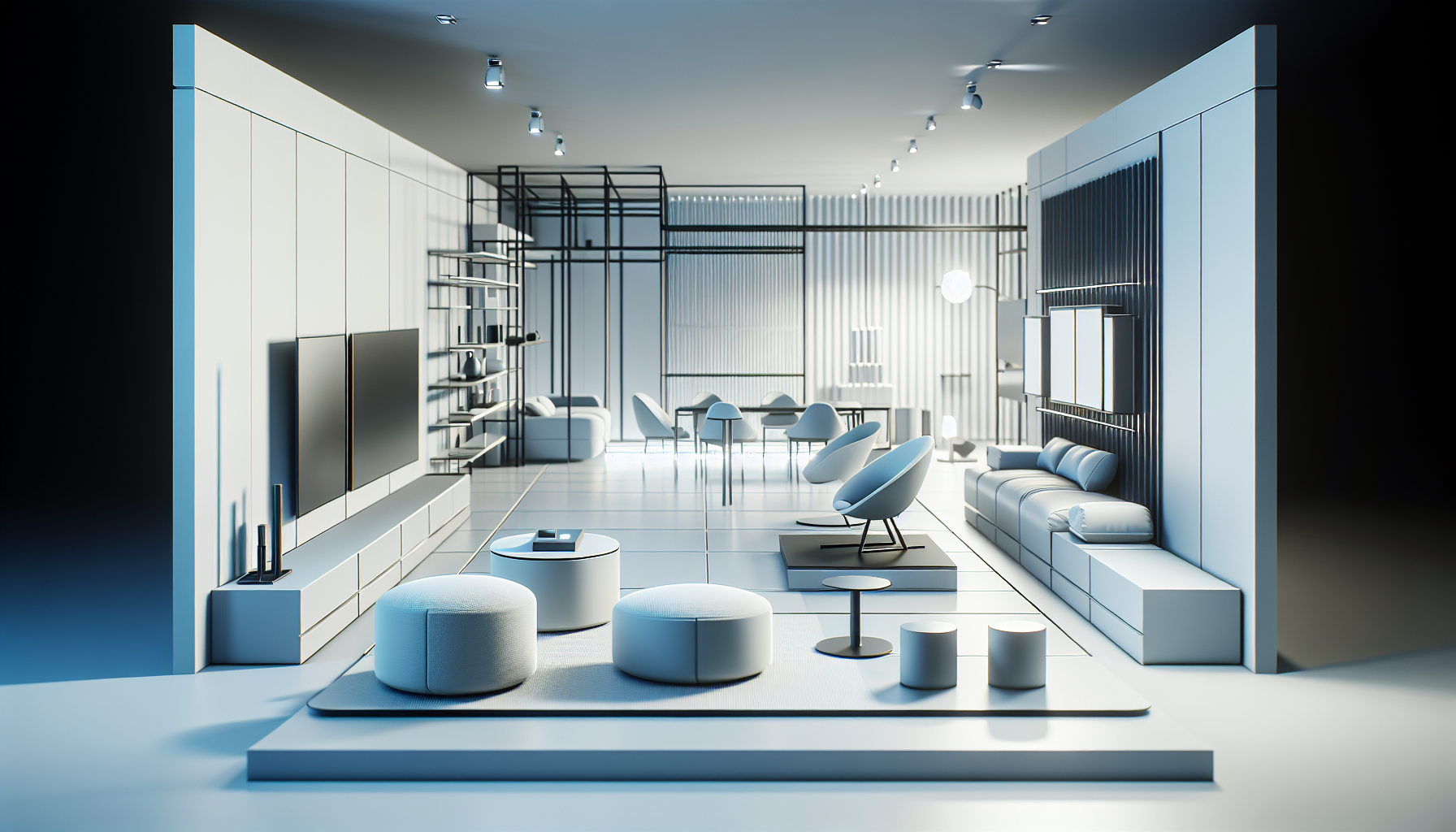 Virtual reality shopping experience with furniture