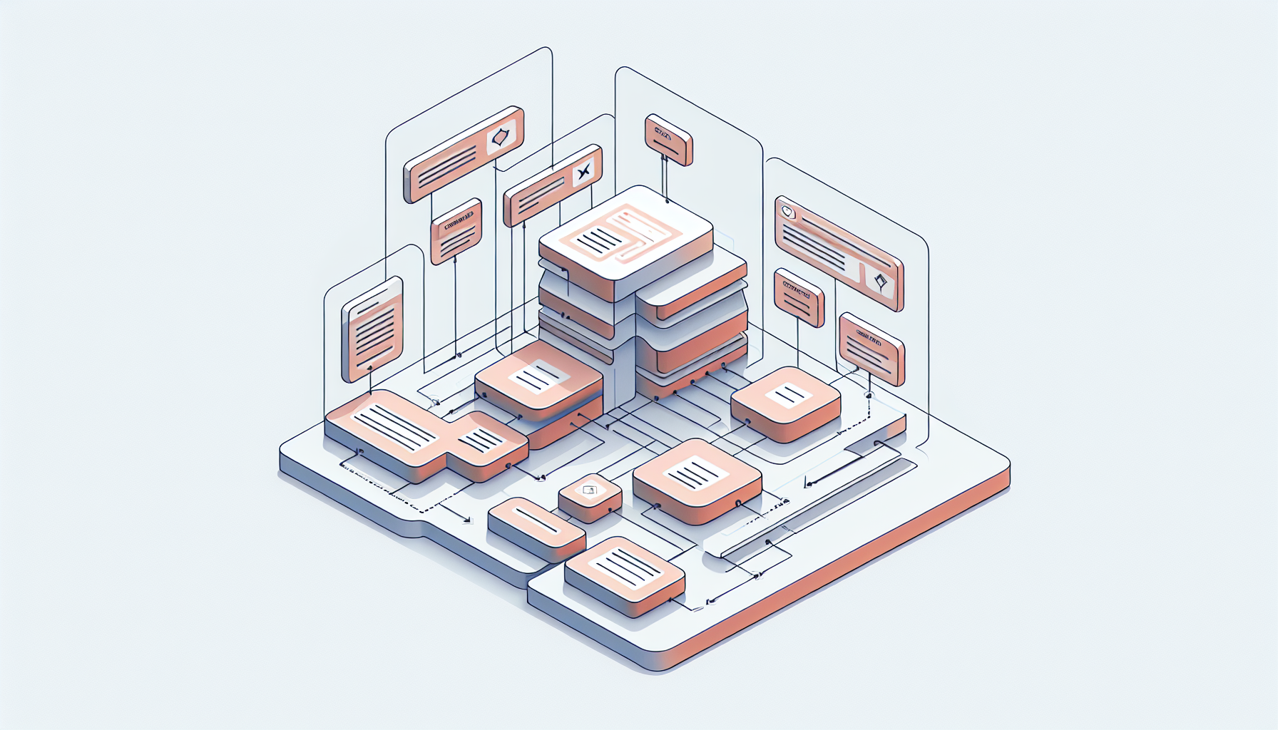 Diagram illustrating the architecture of a Progressive Web App